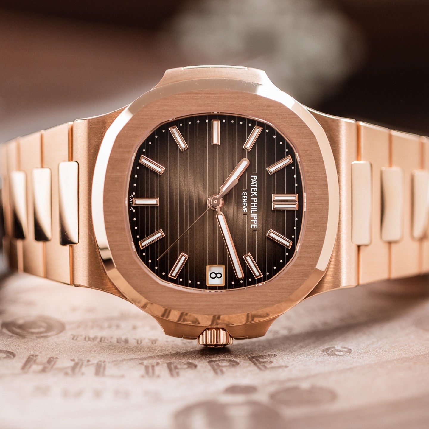 Patek Philippe Nautilus 18K Rosé Gold