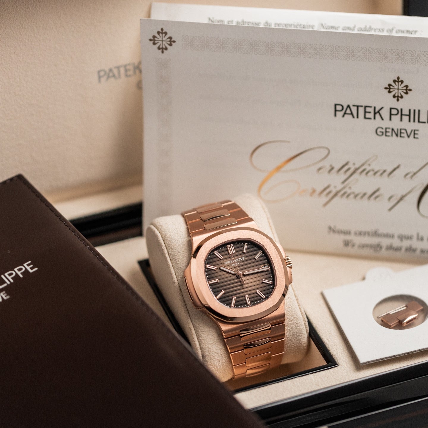 Patek Philippe Nautilus 18K Rosé Gold