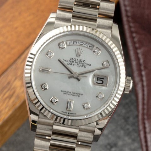 Rolex Day-Date 18K Mother of Pearl