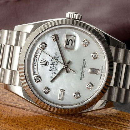 Rolex Day-Date 18K Mother of Pearl