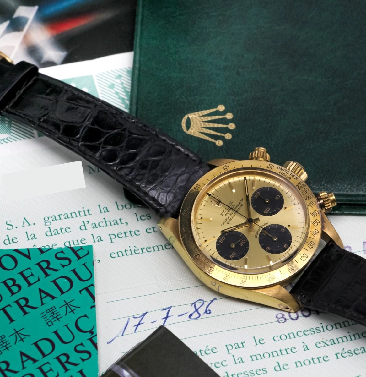 Rolex Daytona 18K "Completionist" 1986