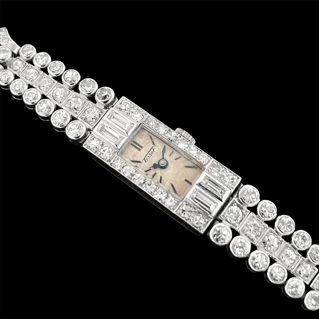 天梭 (Tissot) 裝飾藝術鑽石坦克背心