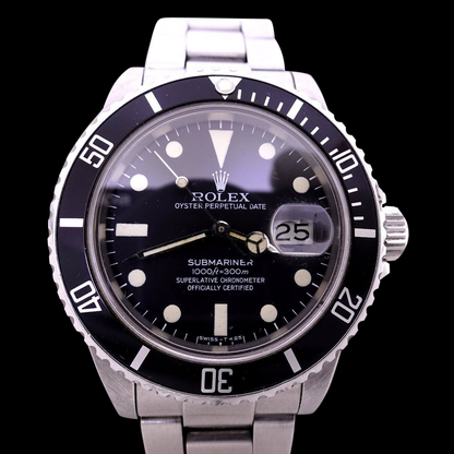 Rolex Submariner Matt Black Dial